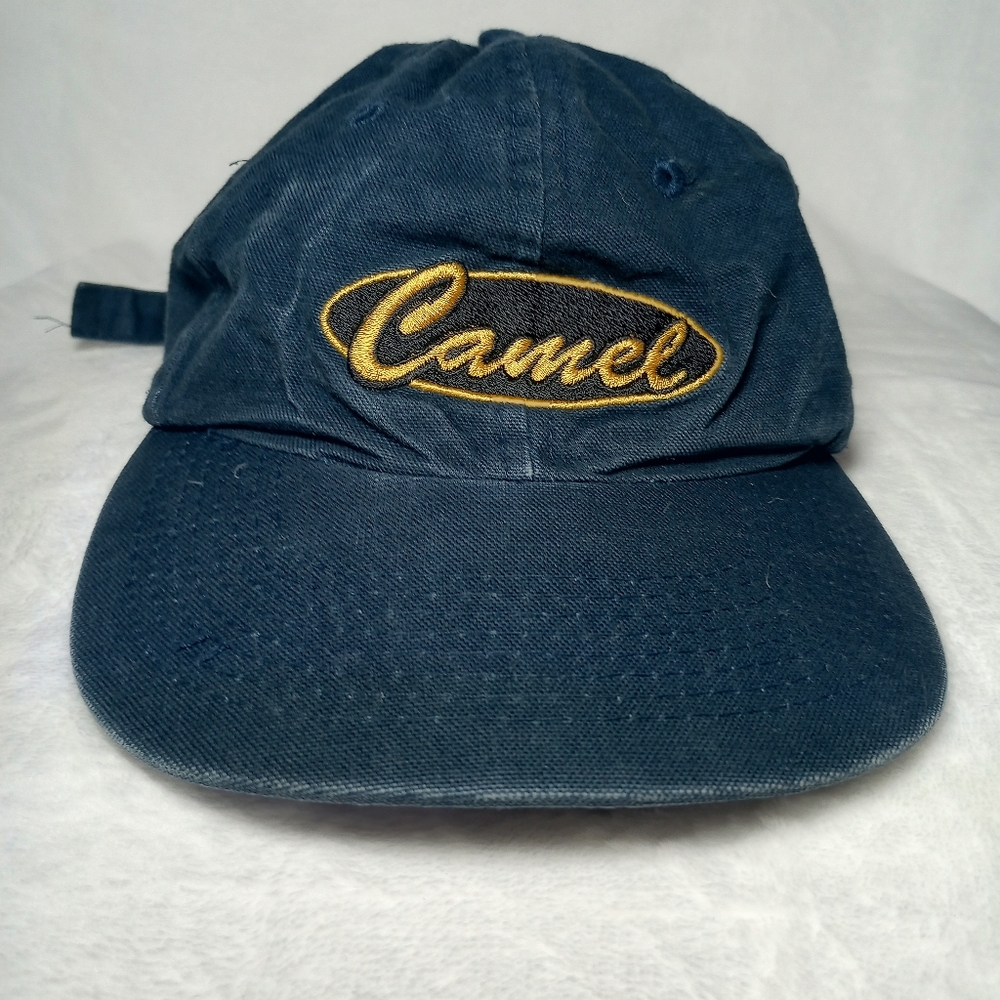 Vintage Joe Camel Cigarettes Strapback Hat Embroidered Baseball Cap Tobacco 90s